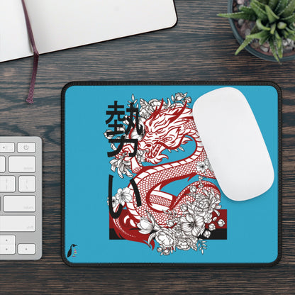 Gaming Mouse Pad: Dragons Turquoise