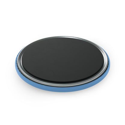Button Magnet, Round (1 & 10 pcs): Golf Lite Blue