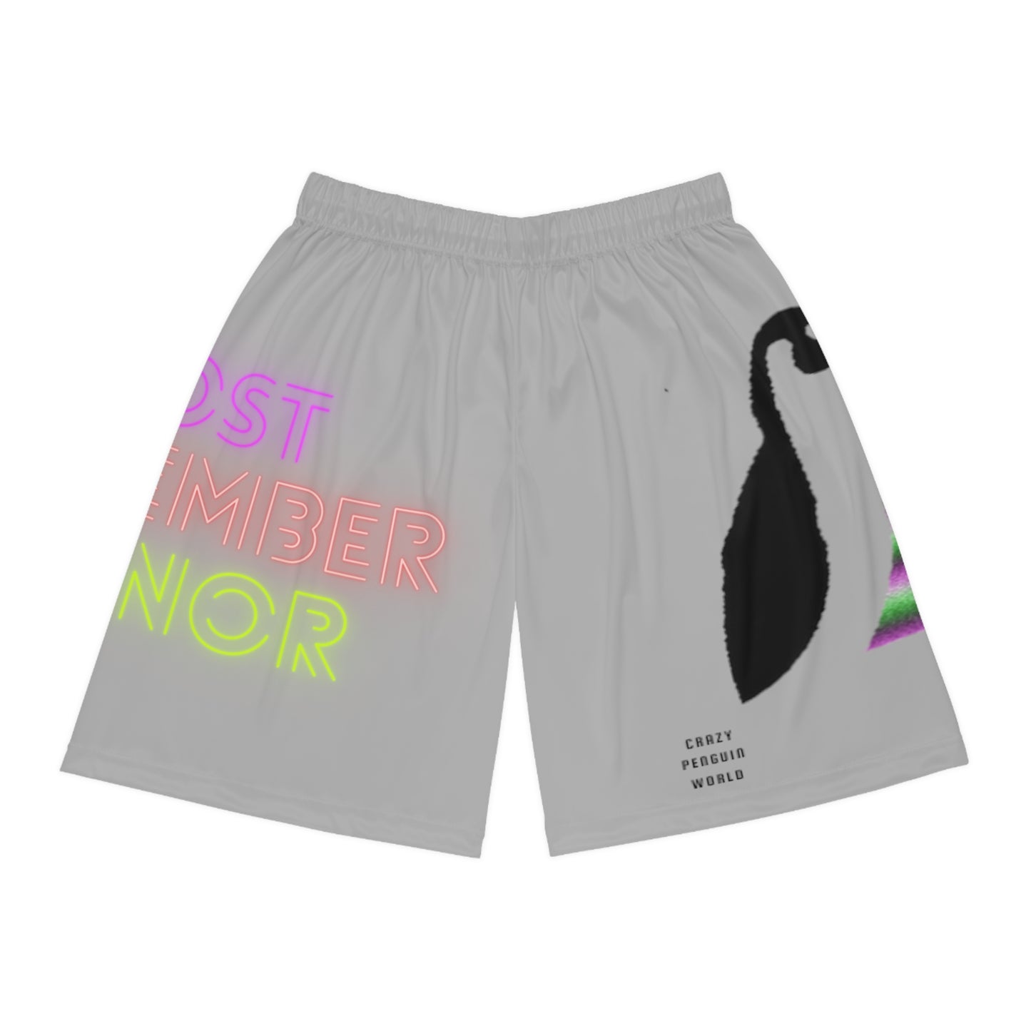 Basketball Shorts: Lost Remember Honor Lite Grey