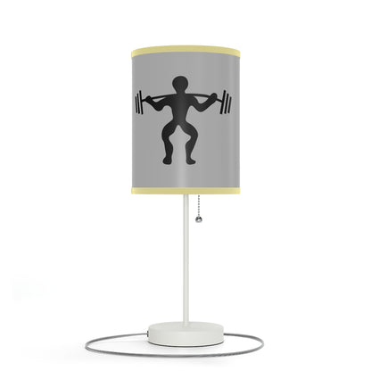 Lamp on a Stand, US|CA plug: Weightlifting Lite Grey