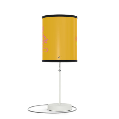 Lamp on a Stand, US|CA plug: Fight Cancer Yellow