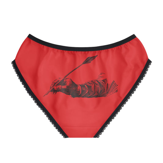 Women's Briefs: Writing Red