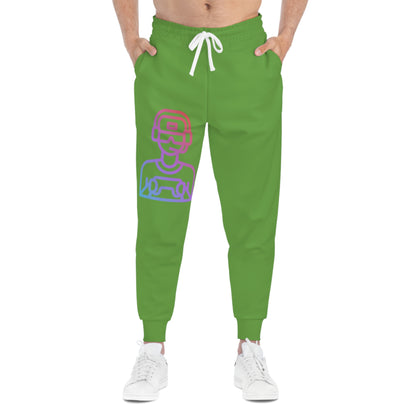 Athletic Joggers: Gaming Green