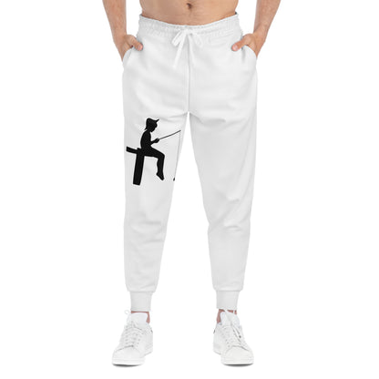 Athletic Joggers: Fishing White