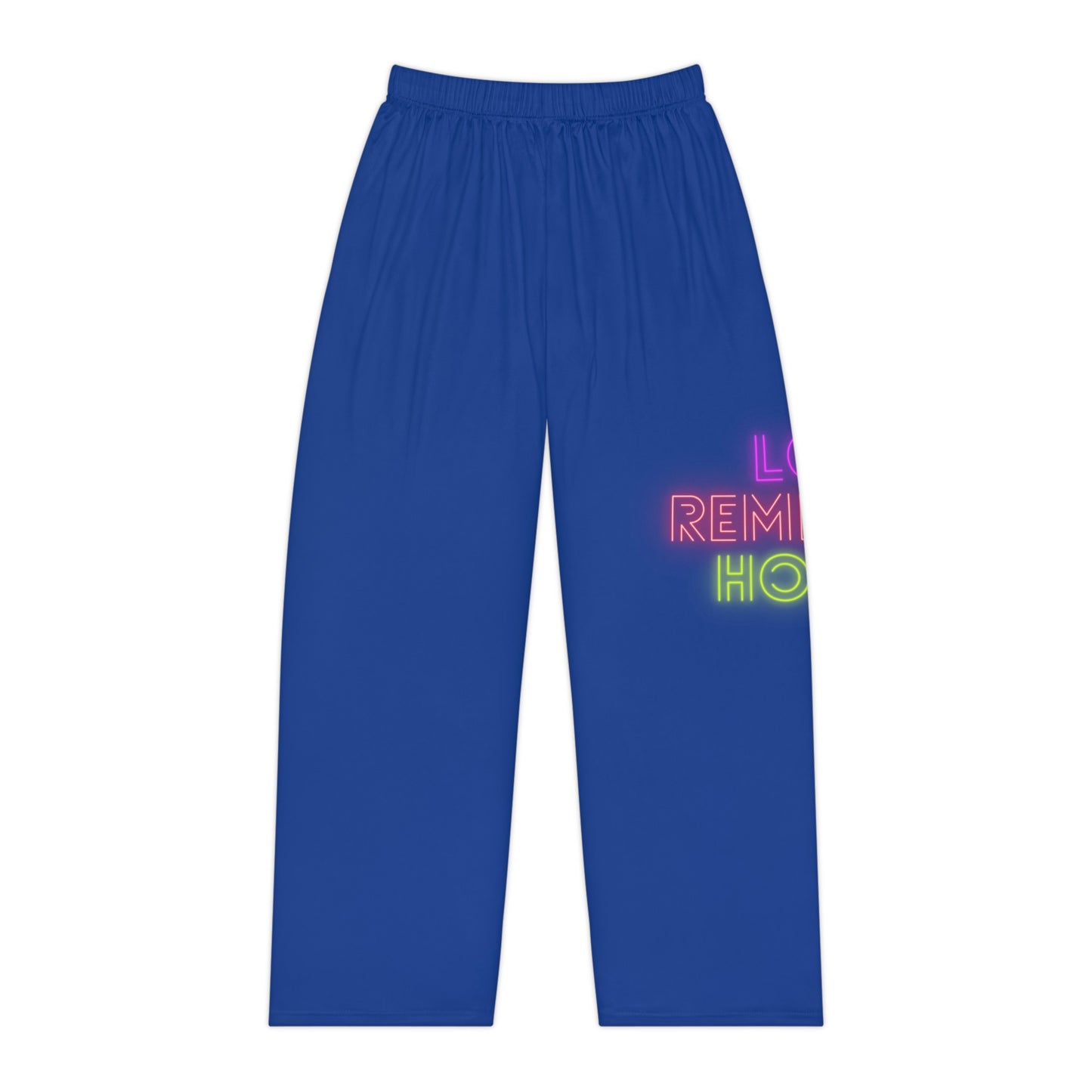 Women's Pajama Pants: Lost Remember Honor Dark Blue