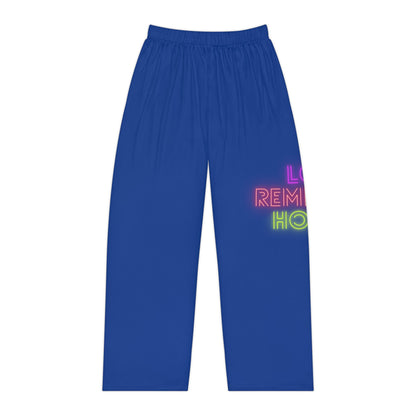 Pambabaeng Pajama Pants: Lost Remember Honor Dark Blue 