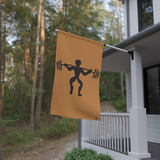 House Banner: Weightlifting Lite Brown