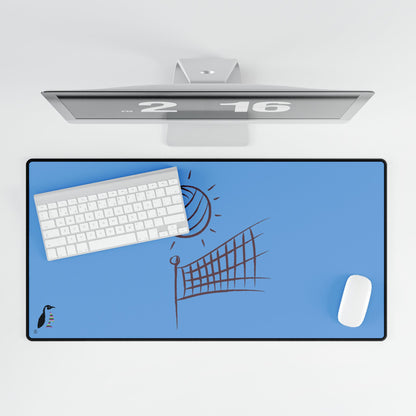 Desk Mats: Volleyball Lite Blue