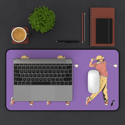 Desk Mat: Golf Lite Purple