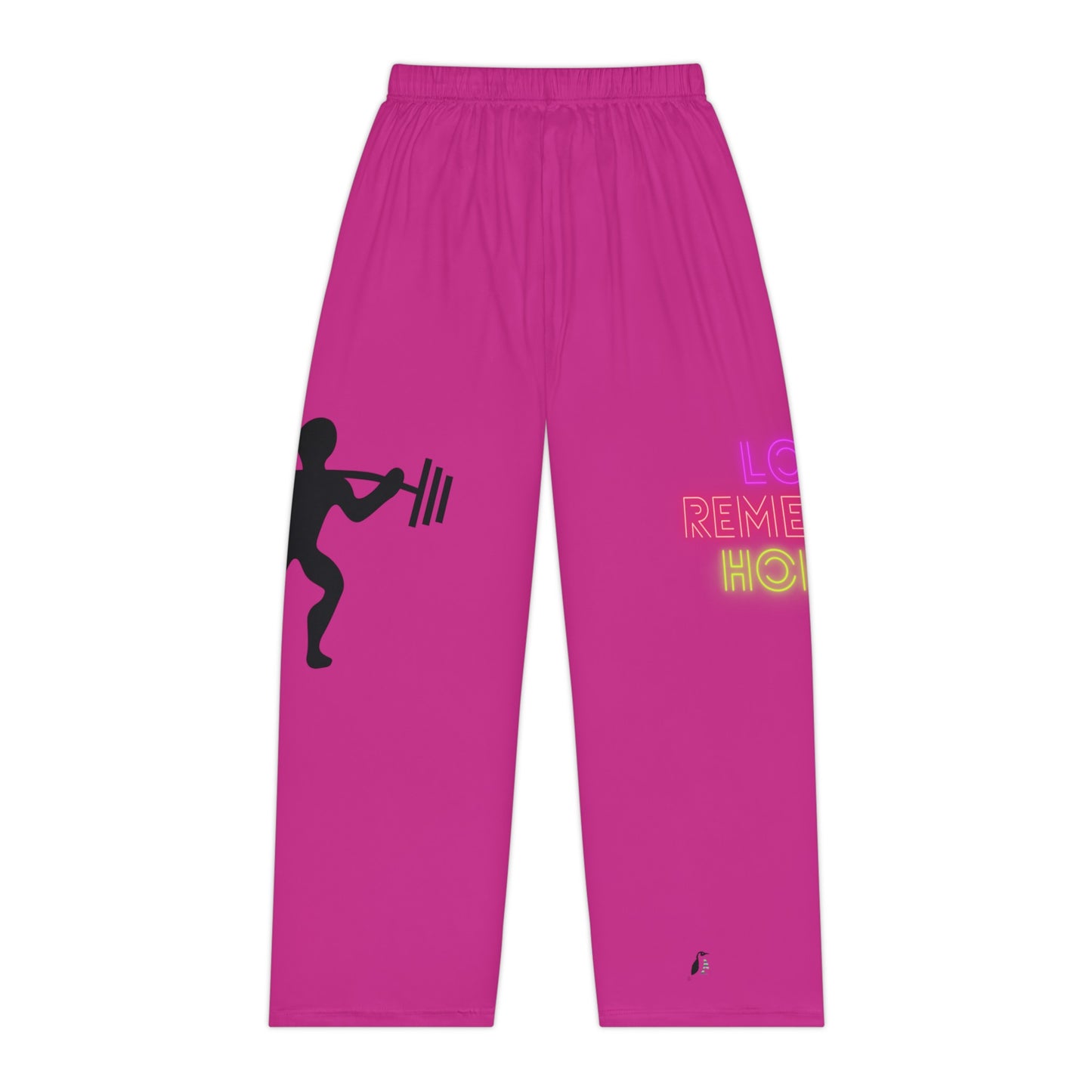 Pambabaeng Pajama Pants: Weightlifting Pink 