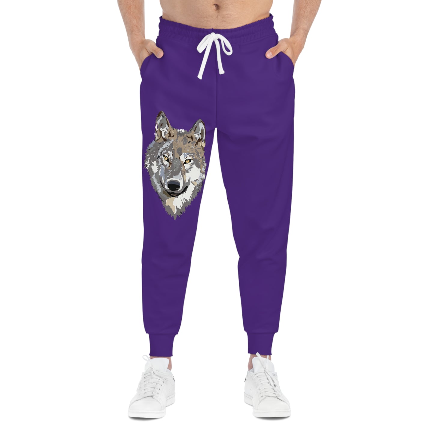 Athletic Joggers: Wolves Purple