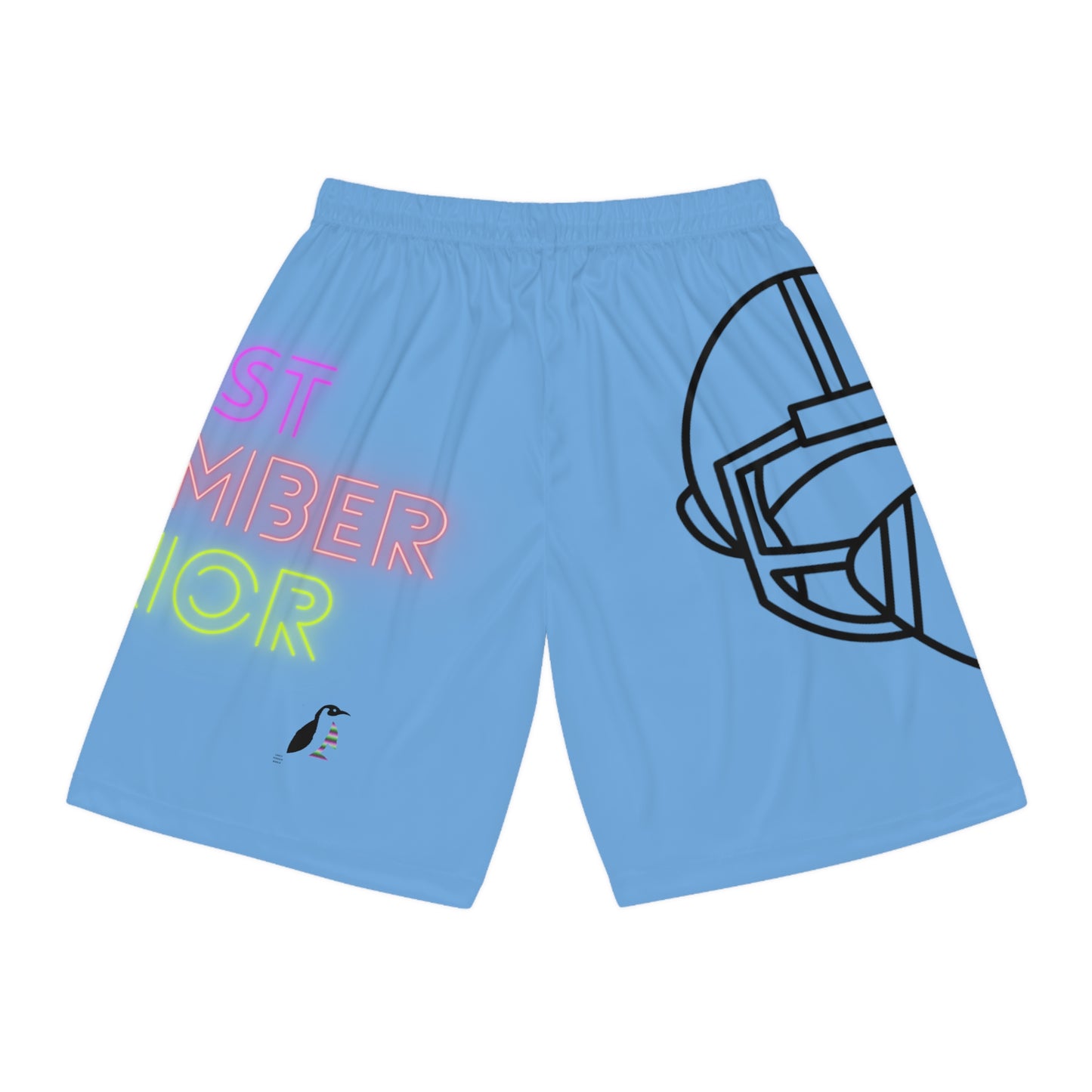 Basketball Shorts: Football Lite Blue