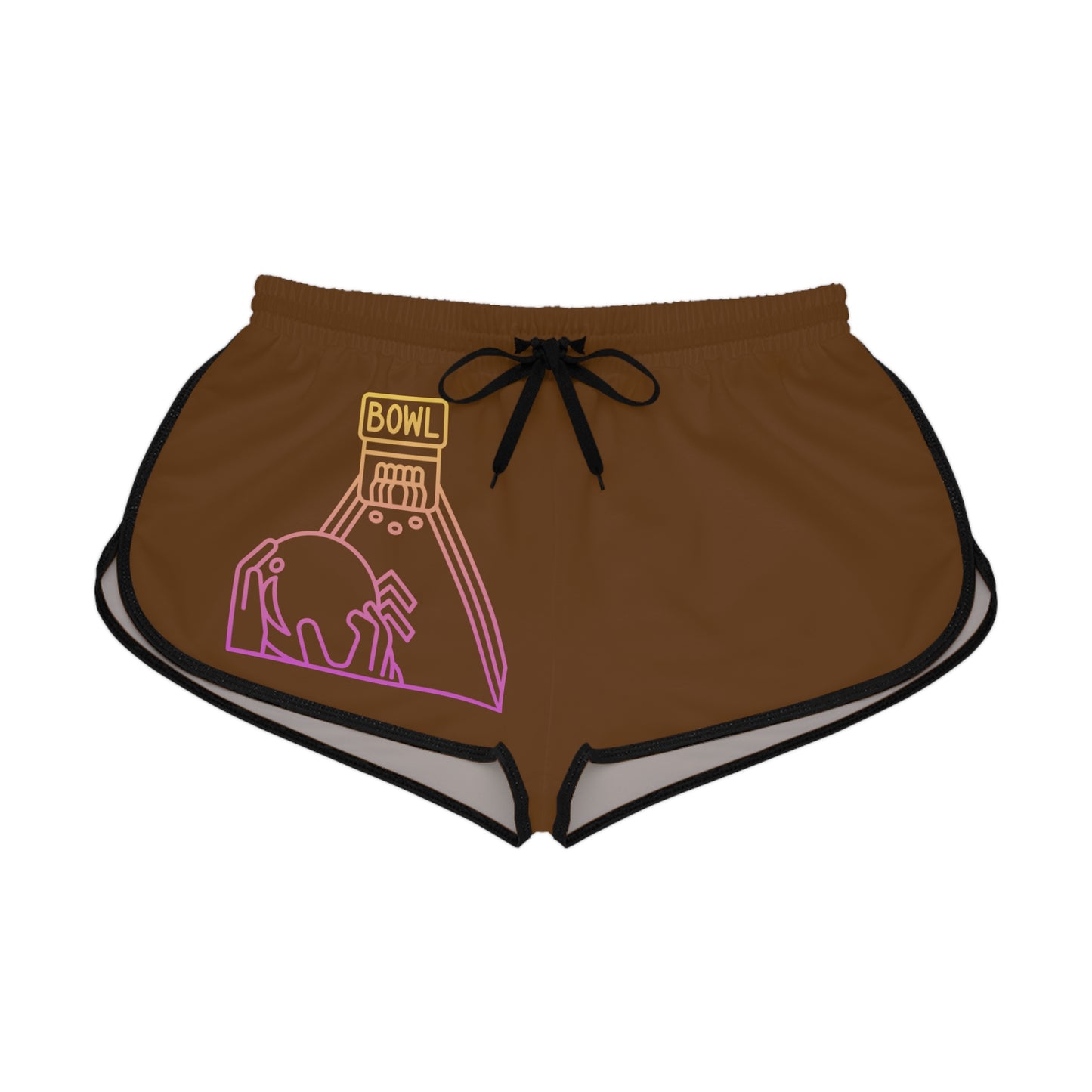 Women's Relaxed Shorts: Bowling Brown