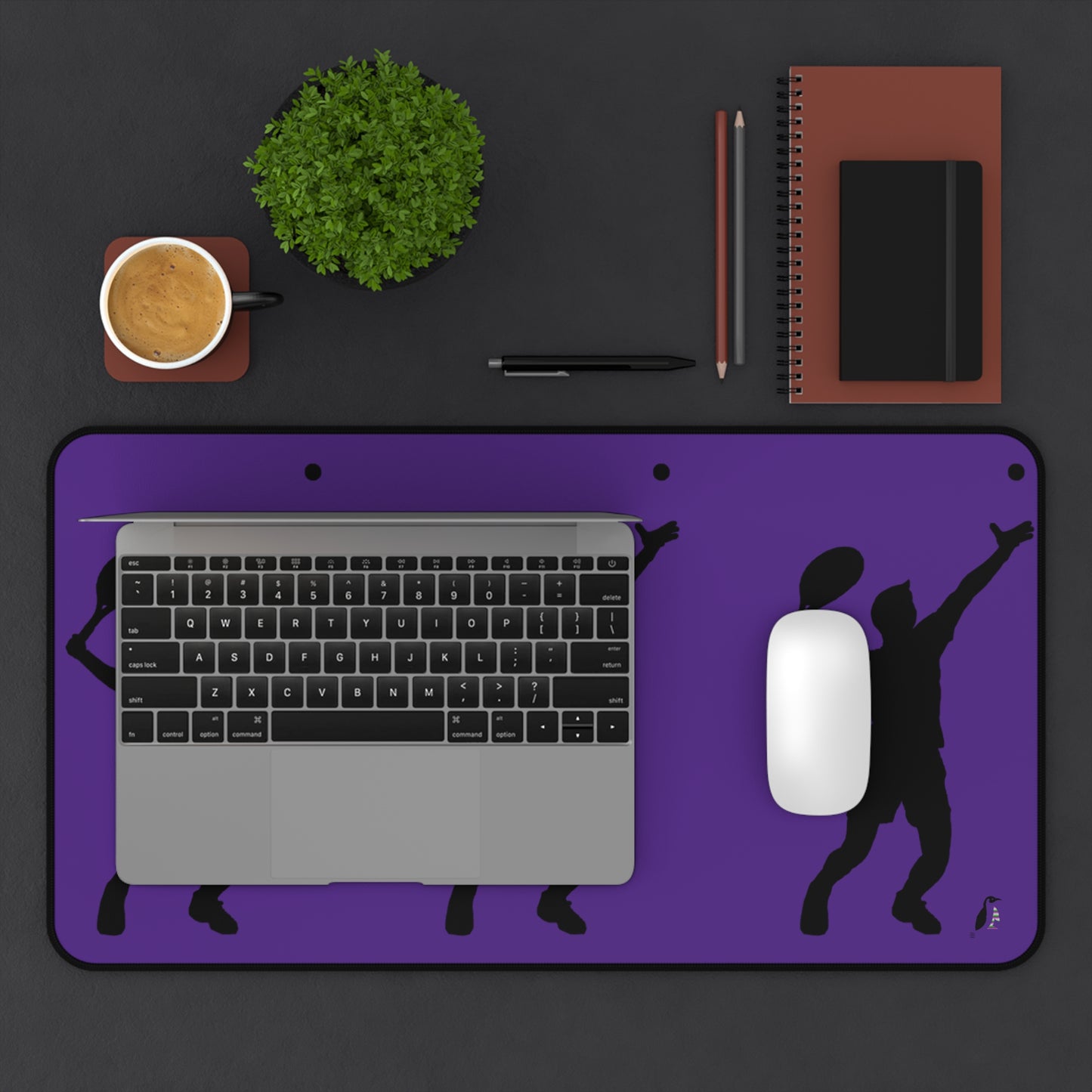 Desk Mat: Tennis Purple