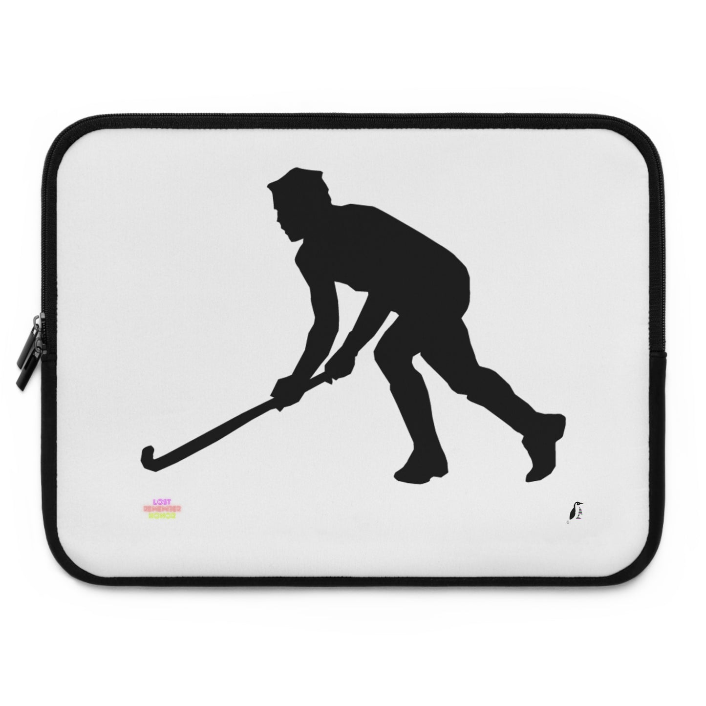 Laptop Sleeve: Hockey White