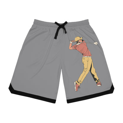 Basketball Rib Shorts: Golf Grey