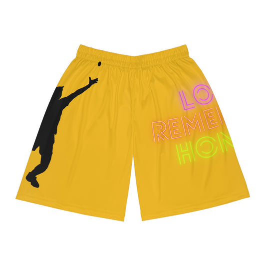 Basketball Shorts: Tennis Yellow