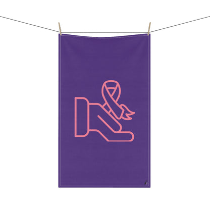 Kitchen Towel: Fight Cancer Purple