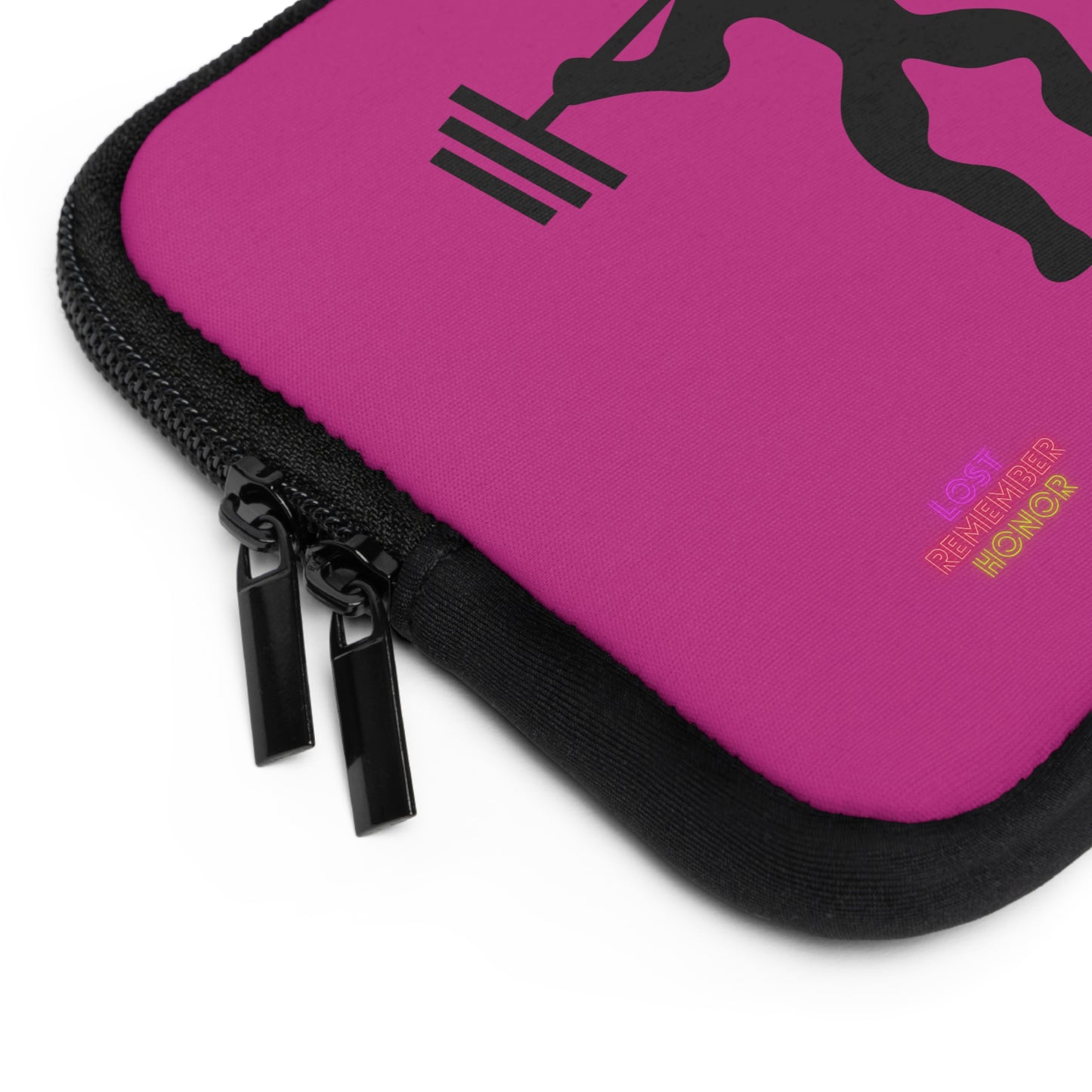 Laptop Sleeve: Weightlifting Pink