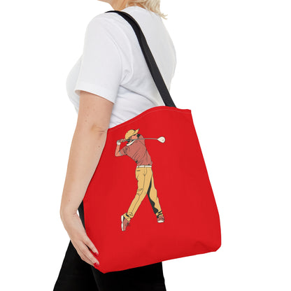 Tote Bag: Golf Red