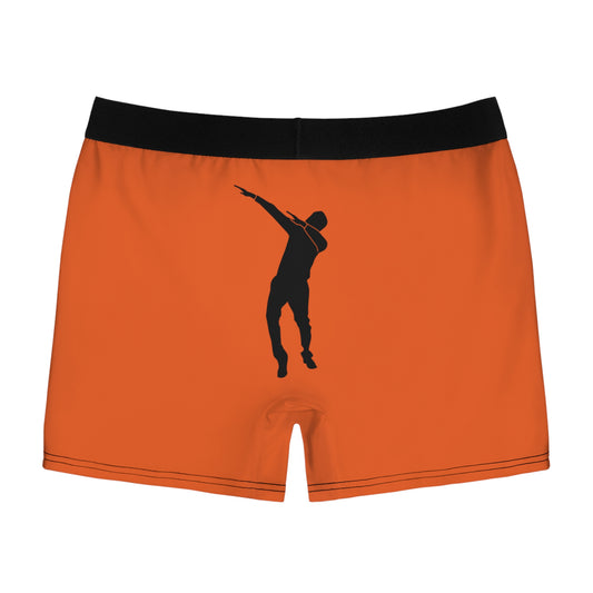 Men's Boxer Briefs: Dance Orange