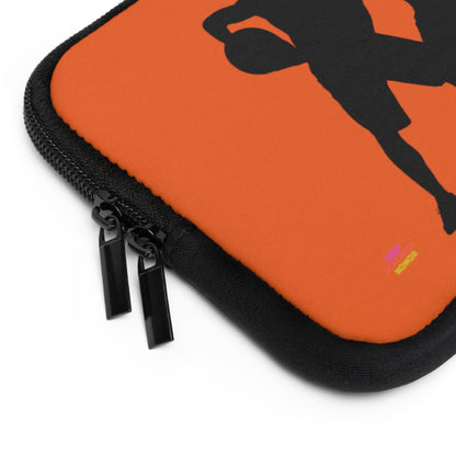Laptop Sleeve: Basketball Orange
