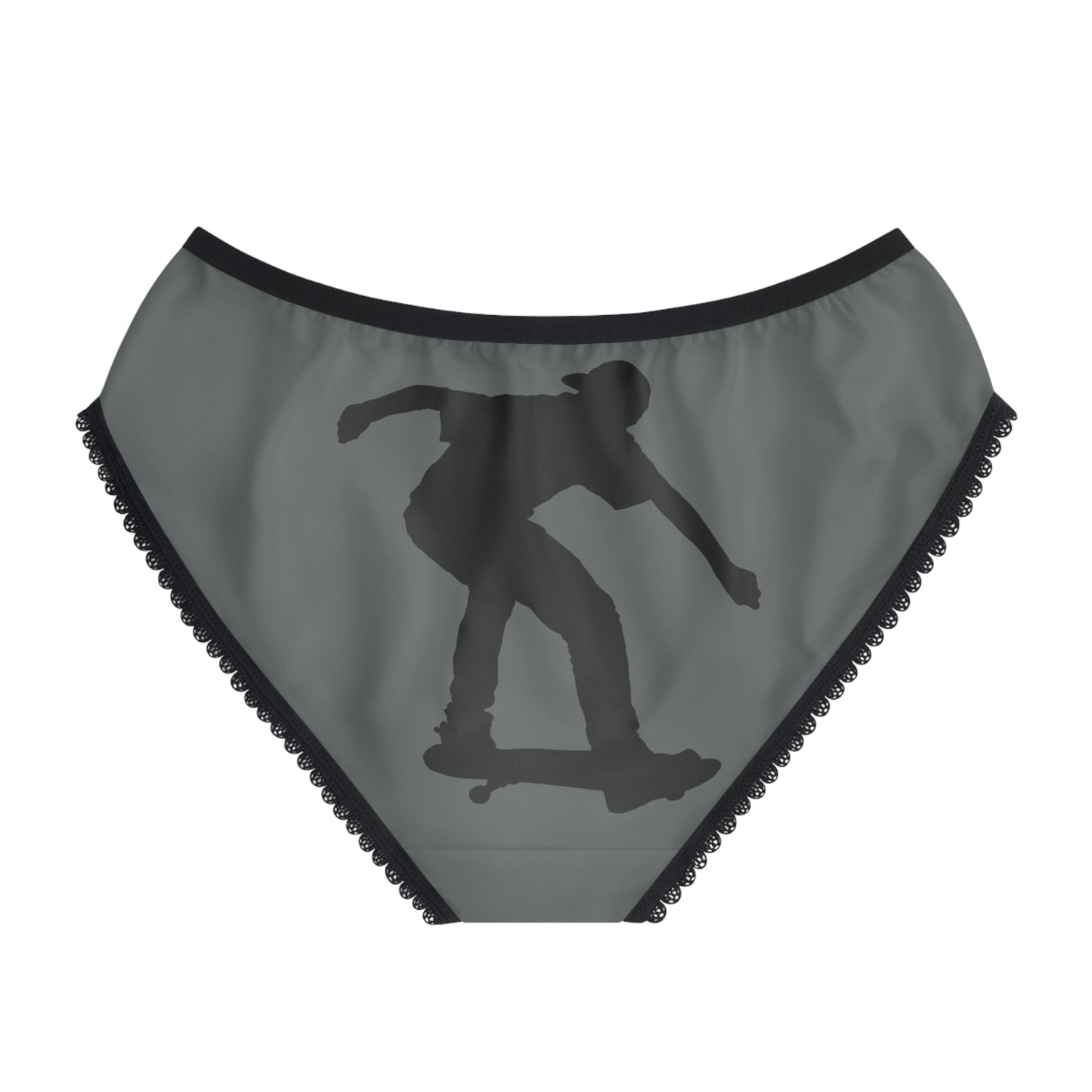 Women's Briefs: Skateboarding Dark Grey