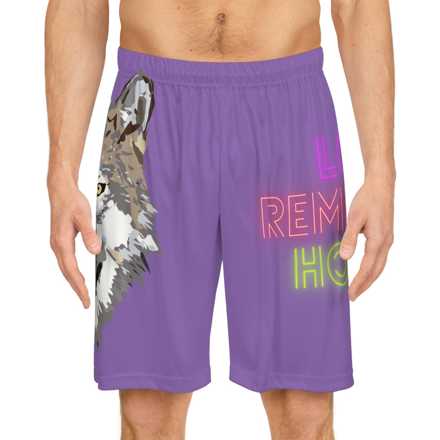 Basketball Shorts: Wolves Lite Purple