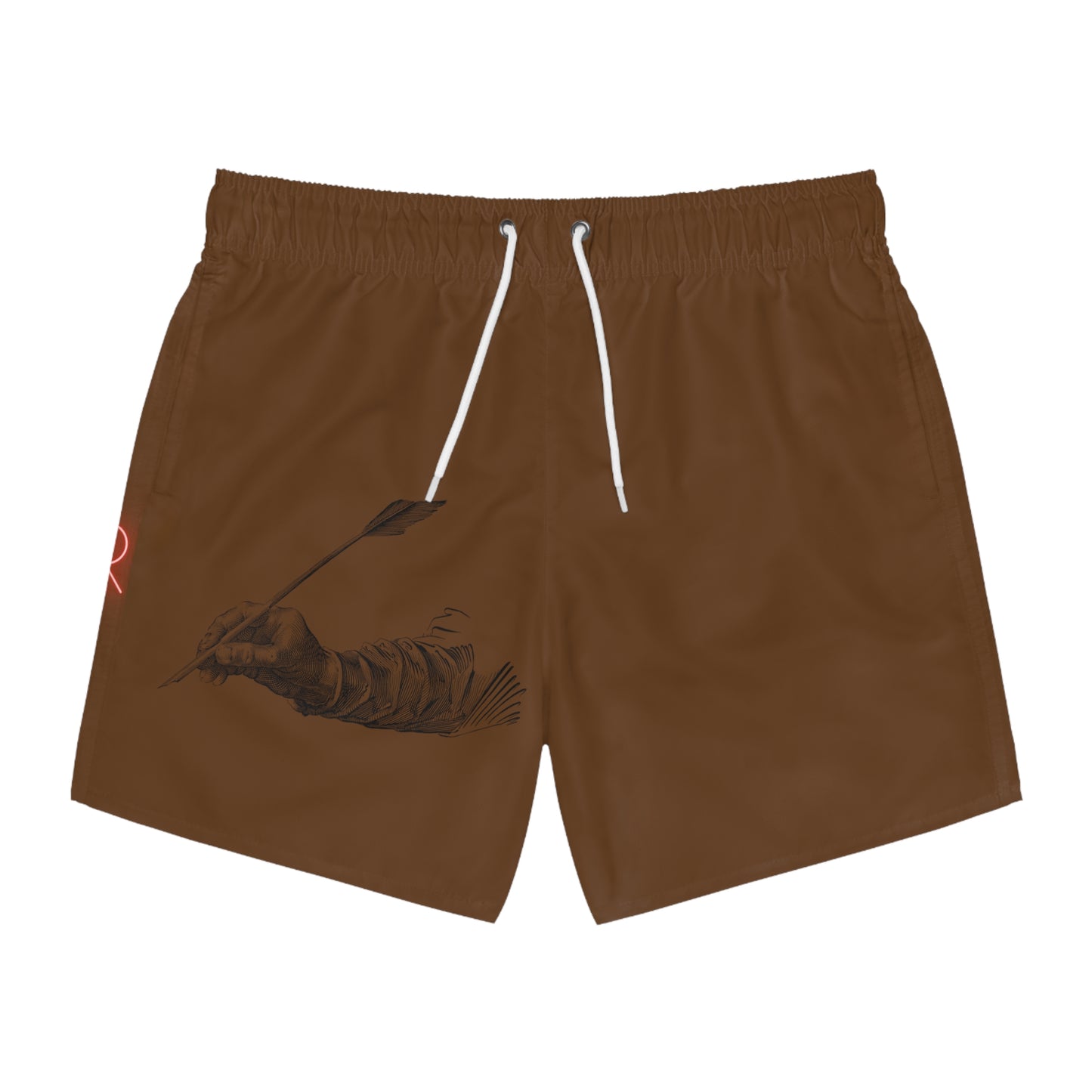 Swim Trunks: Writing Brown