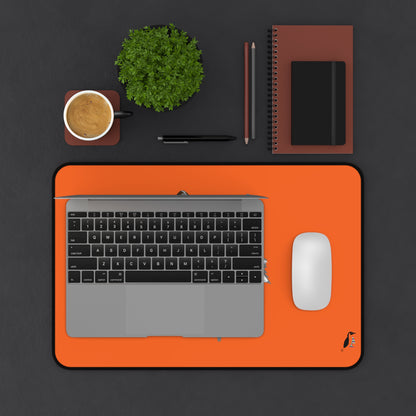 Desk Mat: Wolves Orange