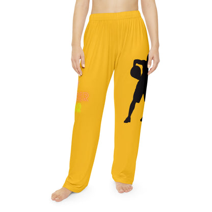 Women's Pajama Pants: Basketball Yellow