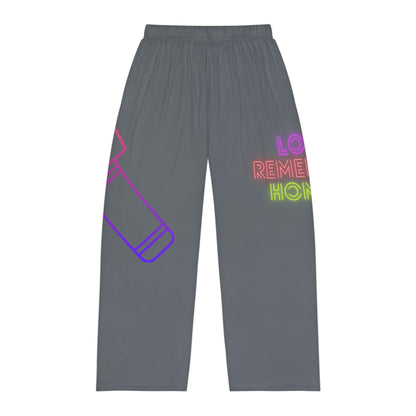 Men's Pajama Pants: Music Dark Grey