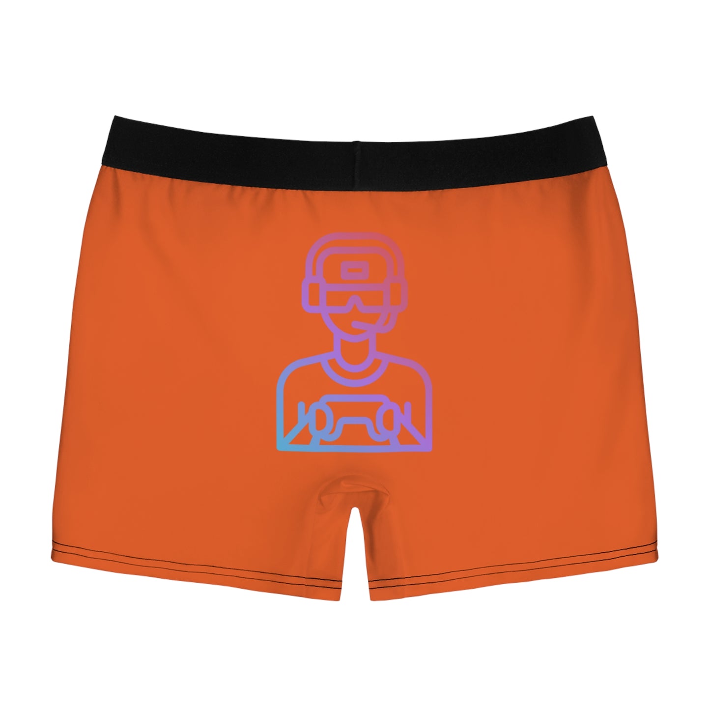 Men's Boxer Briefs: Gaming Orange