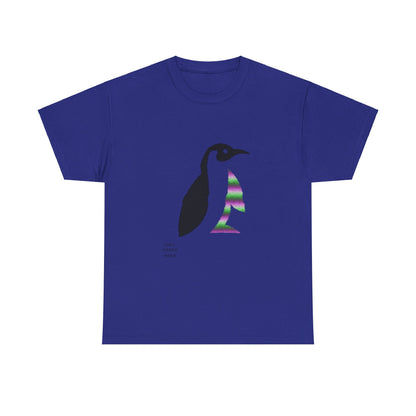 Heavy Cotton Tee: Crazy Penguin World Logo #3