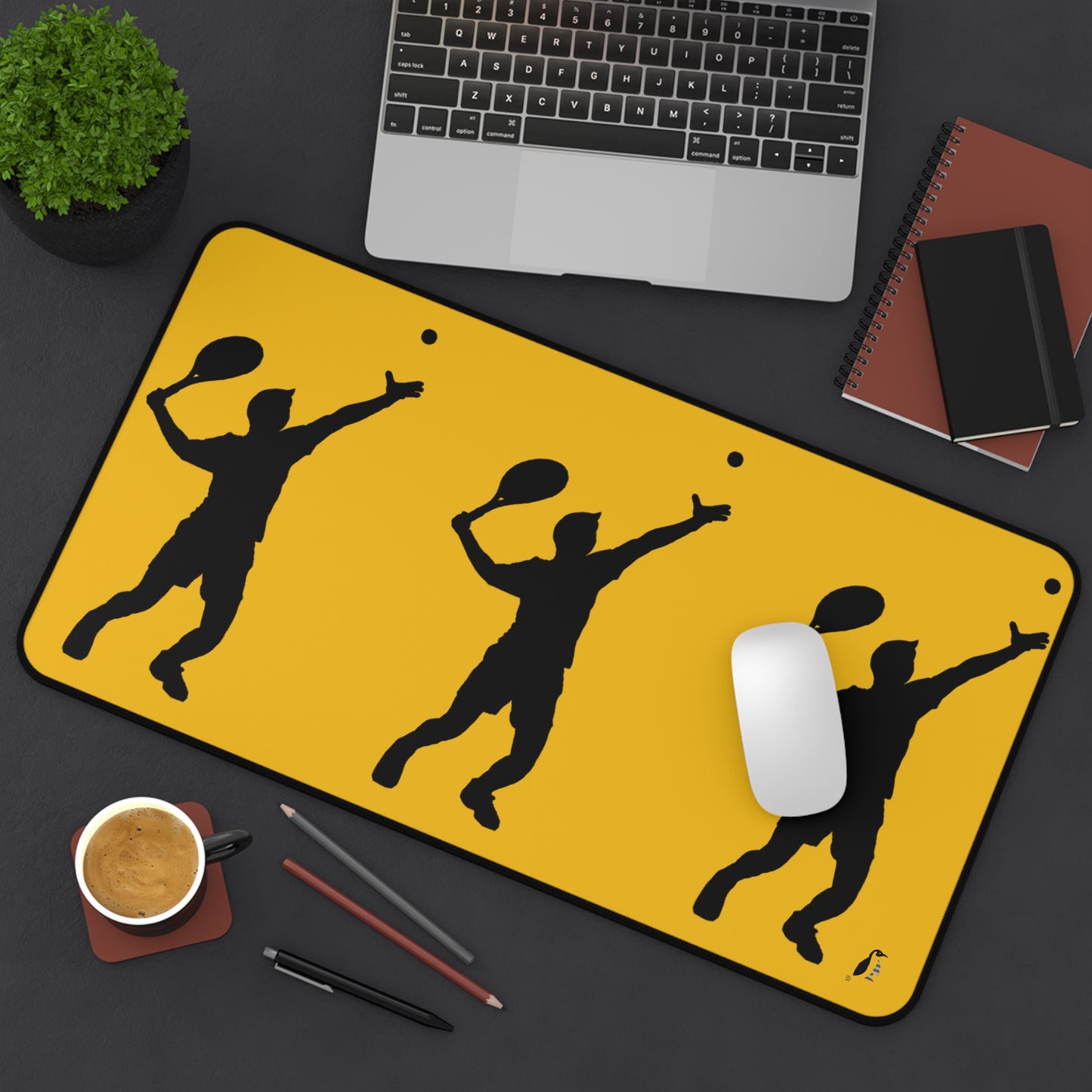 Desk Mat: Tennis Yellow