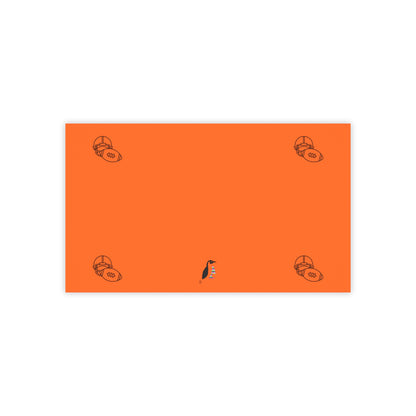 Post-it® Note Pads: Football Orange