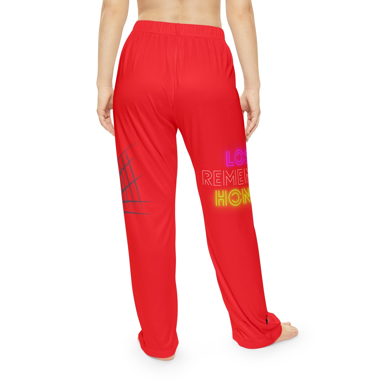 Women's Pajama Pants: Volleyball Red