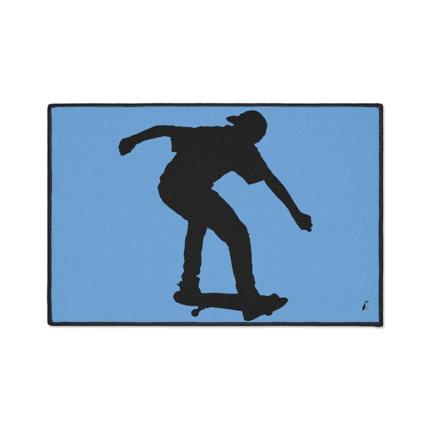 Heavy Duty Floor Mat: Skateboarding Lite Blue