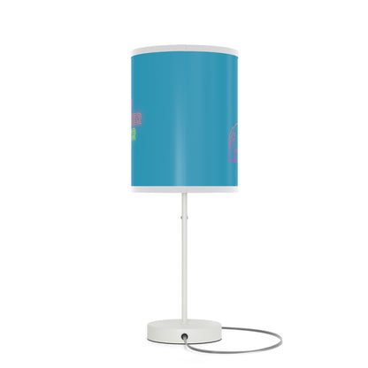 Lamp on a Stand, US|CA plug: Bowling Turquoise