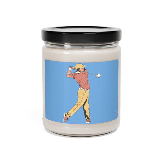 Scented Soy Candle, 9oz: Golf Lite Blue