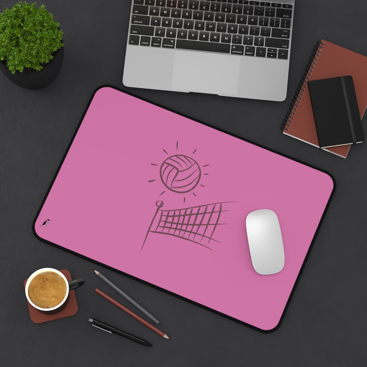 Desk Mat: Volleyball Lite Pink