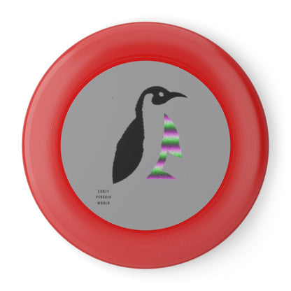 Frisbee: Crazy Penguin World Logo Grey