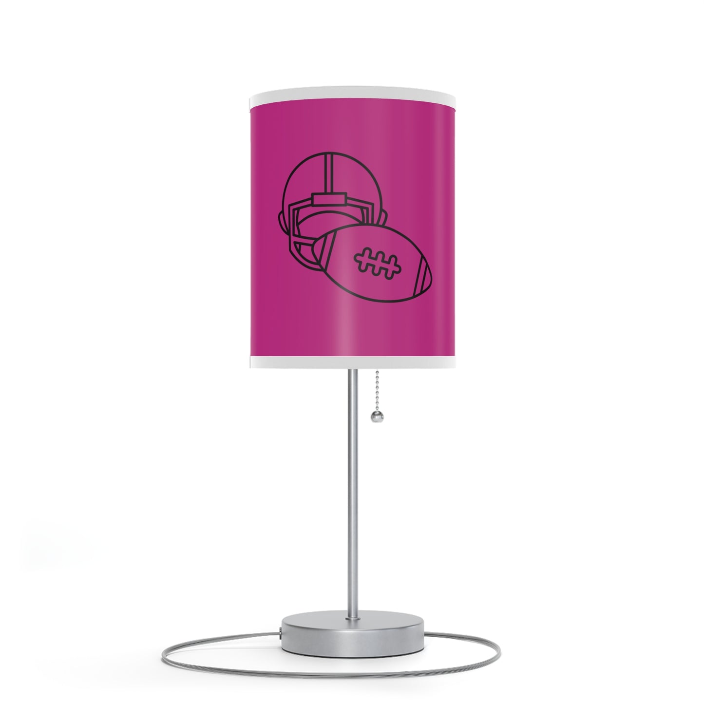 Lamp on a Stand, US|CA plug: Football Pink 