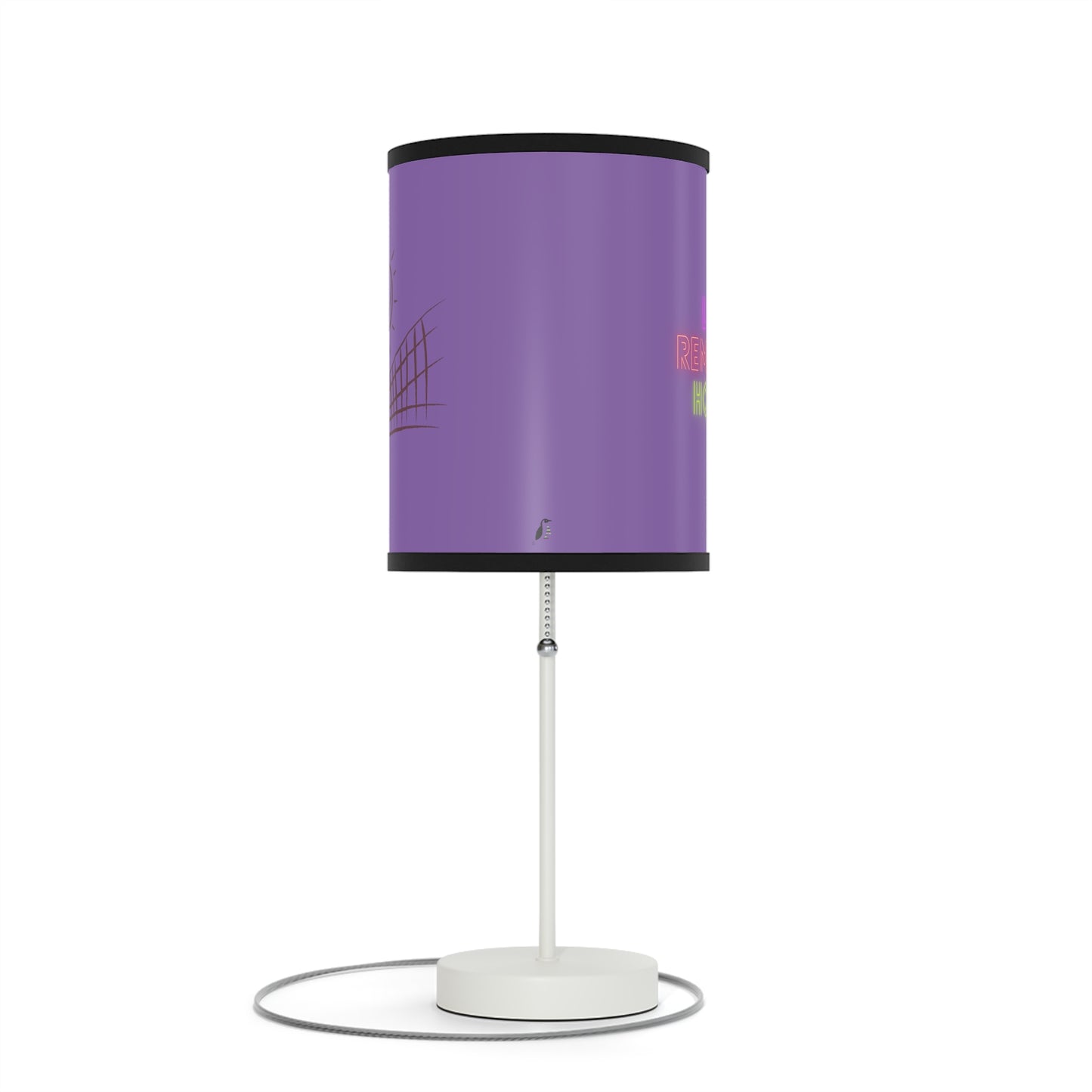 Lamp on a Stand, US|CA plug: Volleyball Lite Purple