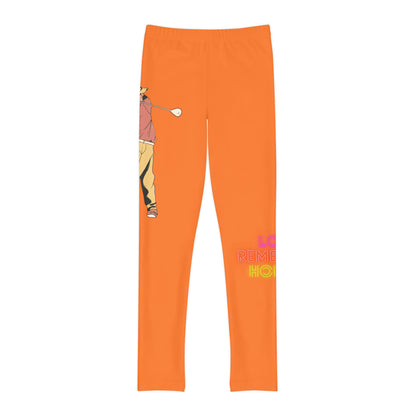 Youth Full-Length Leggings: Golf Crusta