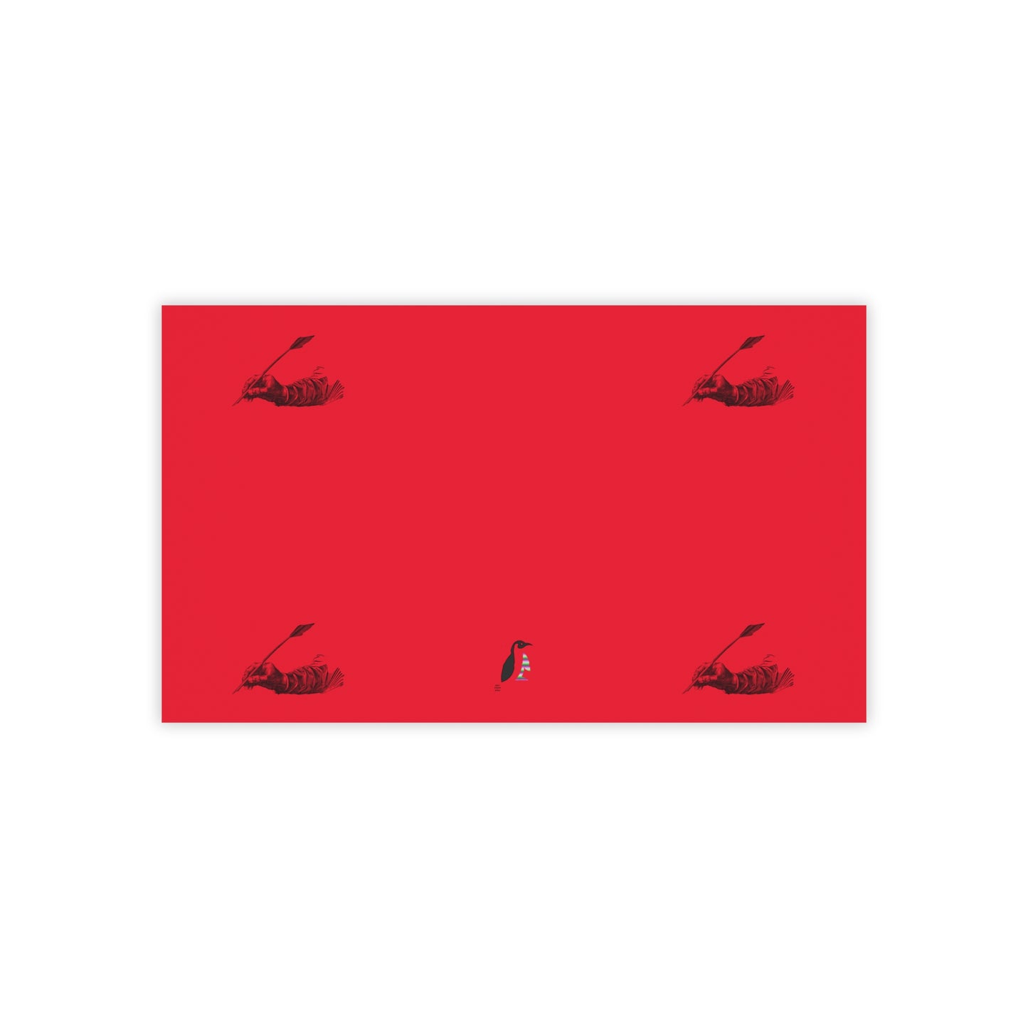 Post-it® Note Pads: Writing Dark Red