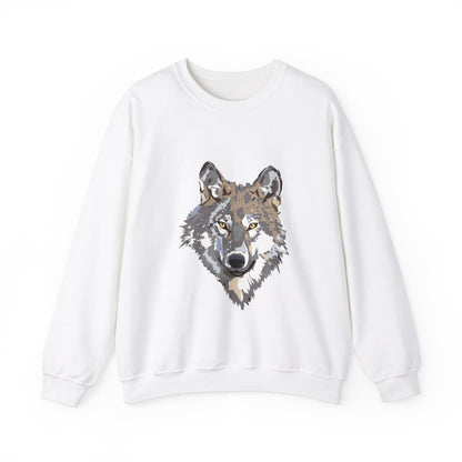 Heavy Blend™ Crewneck Sweatshirt: Wolves #1