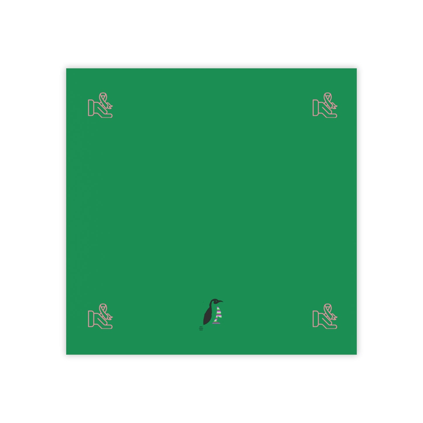 Post-it® Note Pads: Fight Cancer Dark Green