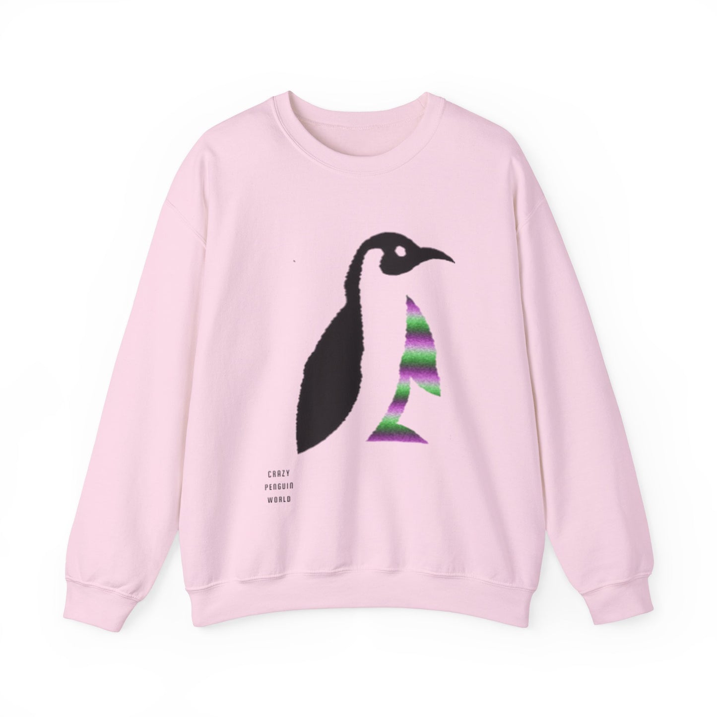 Heavy Blend™ Crewneck Sweatshirt: Crazy Penguin World Logo #2