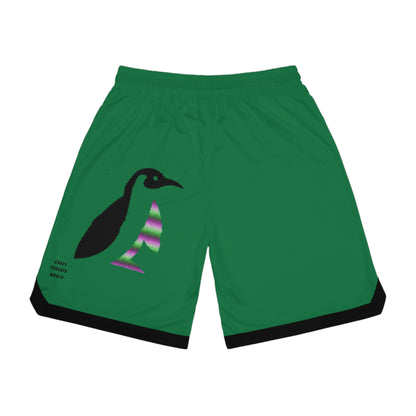 Basketball Rib Shorts: Lost Remember Honor Dark Green